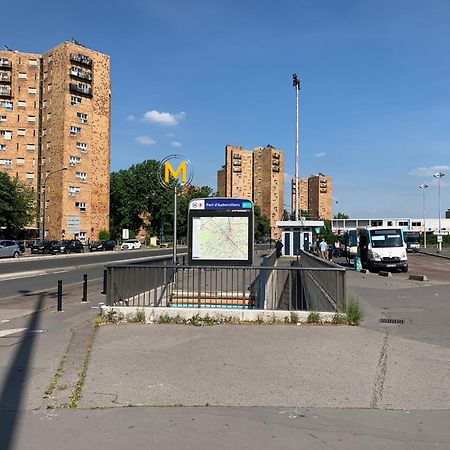 Grand F3 60M2 Pour 6 Personnes - Paris 19Eme - Stade De France - La Villette 奥贝维利埃 外观 照片